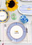 Hermia Juego de Platos de Servicio Azul (6 Piezas)